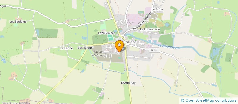 localisation de l'entreprise SCI LA HAIE JACQUELIN à BECON-LES-GRANITS