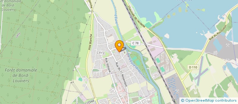 localisation de l'entreprise SCI LA HAIE TOUJOURS VERTE  LERY