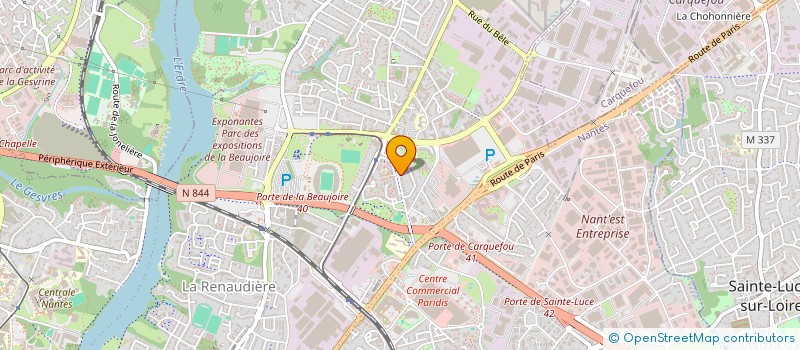 localisation de l'entreprise SCI LA HALVEQUE à NANTES