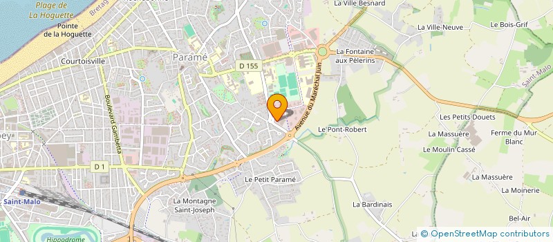 localisation de l'entreprise SCI LA HAMONE  SAINT-MALO