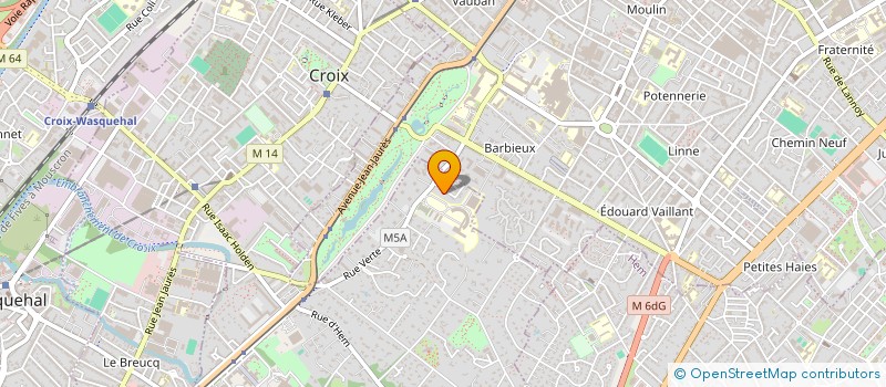 localisation de l'entreprise SCI LA HARNOISE à CROIX