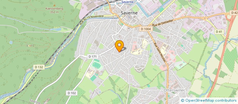 localisation de l'entreprise SCI LA HARTH  SAVERNE