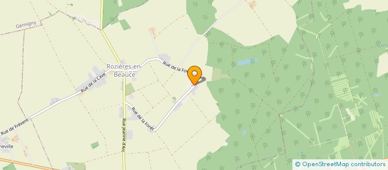 localisation de l'entreprise SCI LA HAUBRY  ROZIERES-EN-BEAUCE