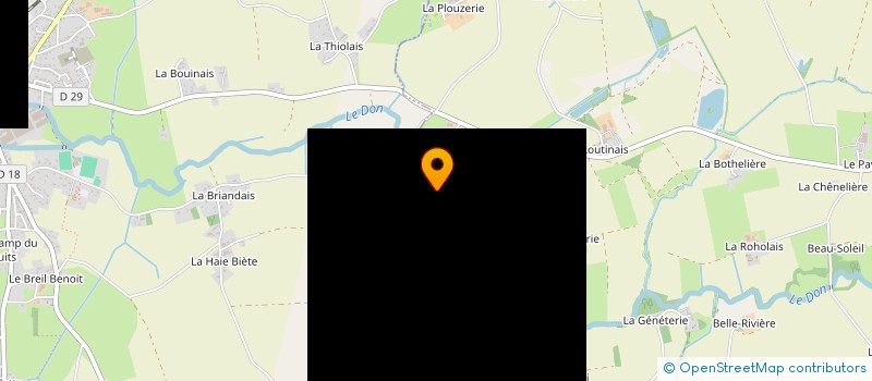 localisation de l'entreprise SCI LA HAULAIS  MOISDON-LA-RIVIERE