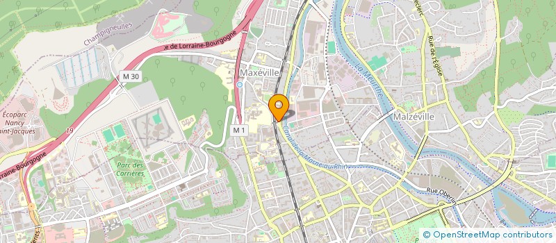 localisation de l'entreprise SCI LA-HAUT  MAXEVILLE