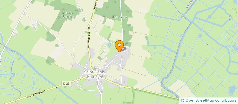 localisation de l'entreprise SCI LA HAUTE CORMERIE  SAINT-DENIS-DU-PAYRE