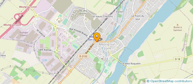 localisation de l'entreprise SCI LA HAUTE CROIX à MEUNG-SUR-LOIRE