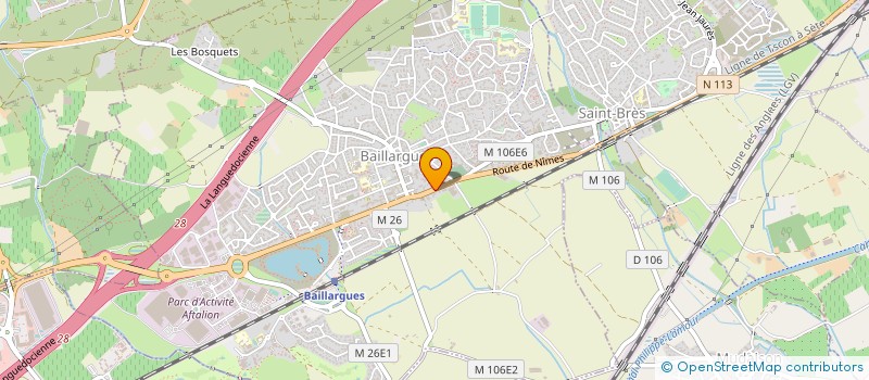 localisation de l'entreprise SCI LA HAUTE EPOQUE à BAILLARGUES