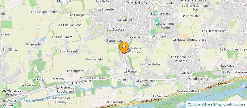 localisation de l'entreprise SCI LA HAUTE LIMOUGERE à FONDETTES