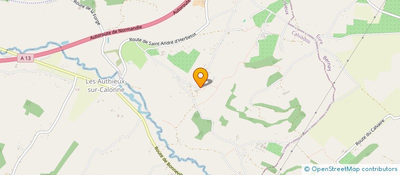 localisation de l'entreprise SCI LA HAYE  SAINT-ANDRE-D'HEBERTOT