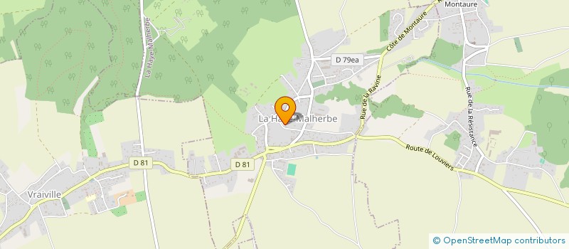 localisation de l'entreprise SCI LA HAYE MALHERBE DESPAUX  LA HAYE-MALHERBE