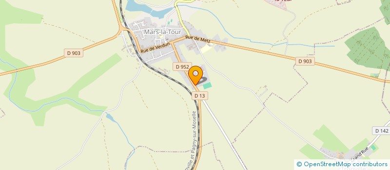 localisation de l'entreprise SCI LA HENNUYERE  MARS-LA-TOUR