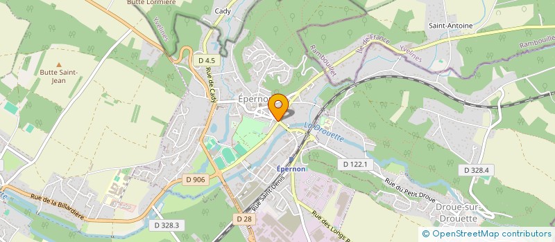 localisation de l'entreprise SCI LA HENRIERE à EPERNON