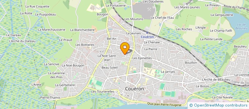 localisation de l'entreprise SCI LA HERELLE  COUERON