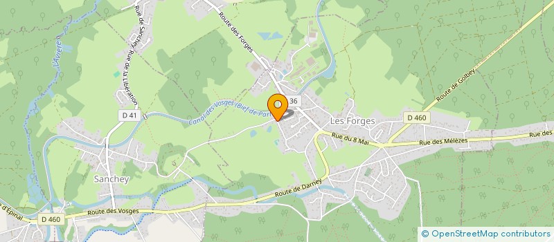 localisation de l'entreprise SCI LA HERONNIERE à EPINAL