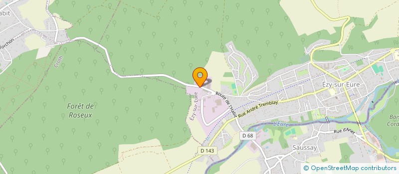 localisation de l'entreprise SCI LA HEROUDIERE  EZY-SUR-EURE