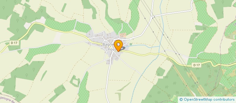 localisation de l'entreprise SCI LA HERSE  BAGNEUX-LA-FOSSE