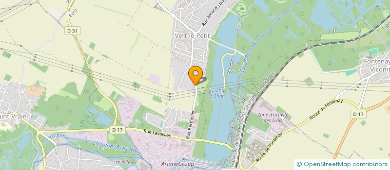 localisation de l'entreprise SCI LA HETRAIE  VERT-LE-PETIT