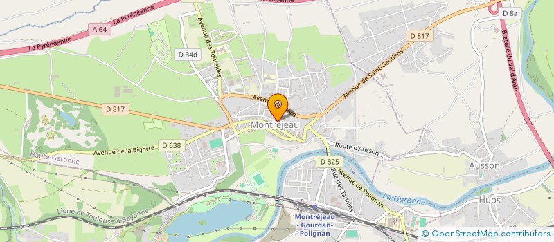 localisation de l'entreprise SCI  LA HILLE  MONTREJEAU