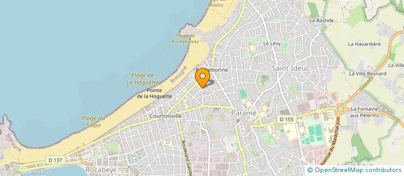 localisation de l'entreprise SCI LA HOGUETTE  SAINT-MALO