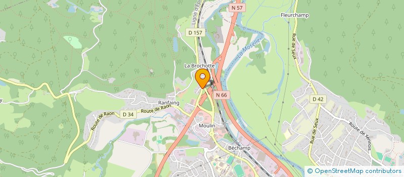 localisation de l'entreprise SCI LA HOLLANDERIE  SAINT-NABORD