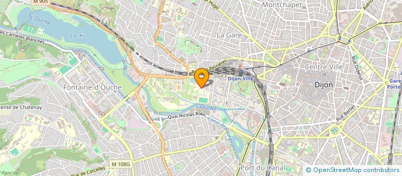 localisation de l'entreprise SCI LA HOUBLONNIERE à DIJON