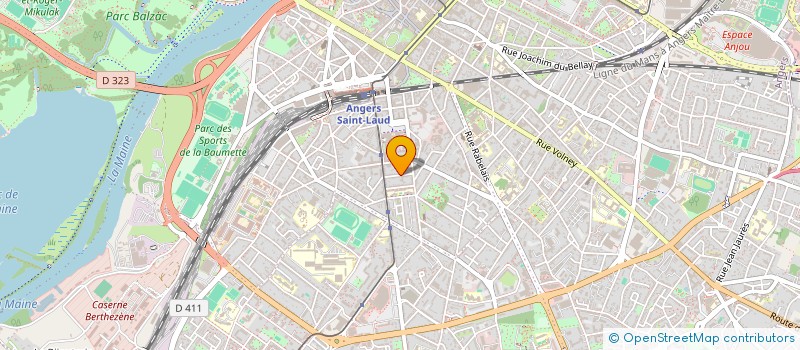 localisation de l'entreprise SCI LA HOUCLAERE à ANGERS