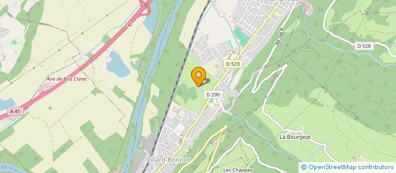 localisation de l'entreprise SCI LA HOUILLE BLANCHE  VILLARD-BONNOT