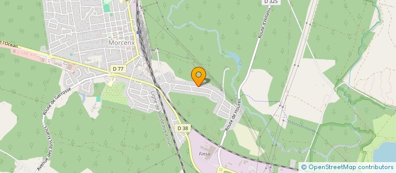 localisation de l'entreprise SCI LA HOULIERE  MORCENX-LA-NOUVELLE