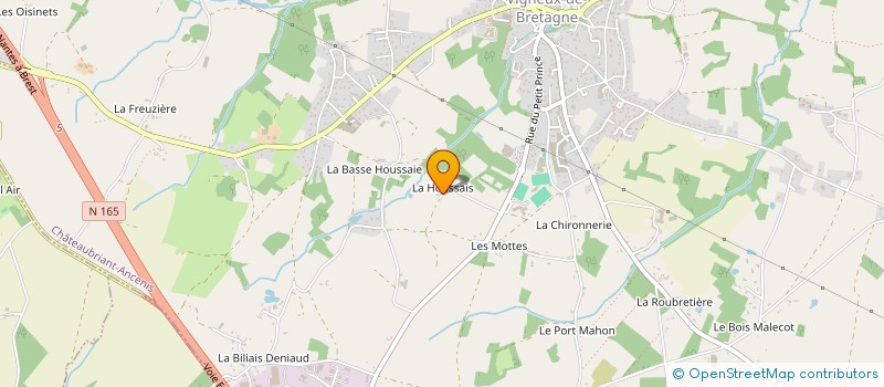 localisation de l'entreprise SCI LA HOUSSAIS à VIGNEUX-DE-BRETAGNE