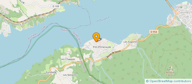 localisation de l'entreprise SCI LA HOUZARDE  SAVINES-LE-LAC