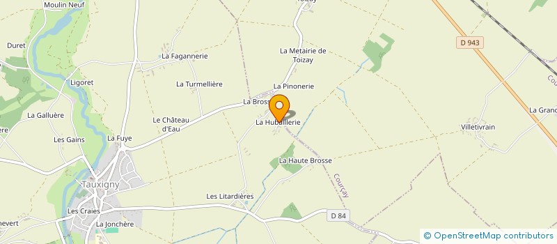 localisation de l'entreprise SCI LA HUBAILLERIE  TAUXIGNY-SAINT-BAULD