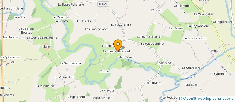localisation de l'entreprise SCI LA HUCHEPIE à COMBLOT
