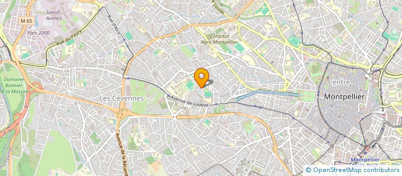 localisation de l'entreprise SCI LA HUGUENOTTE à MONTPELLIER