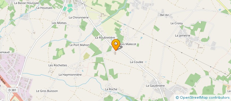 localisation de l'entreprise SCI LA HULLENIERE à VIGNEUX-DE-BRETAGNE