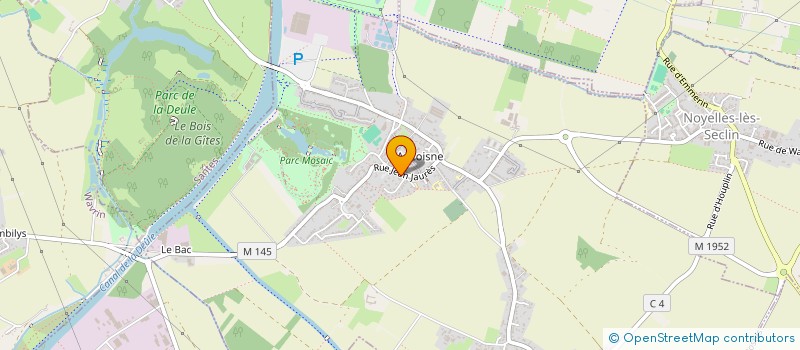 localisation de l'entreprise SCI LA HULLOISE  HOUPLIN-ANCOISNE