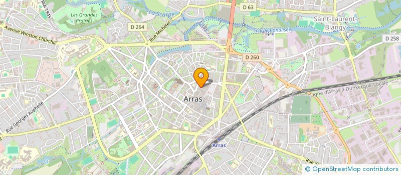 localisation de l'entreprise SCI LA HULOTTE à ARRAS