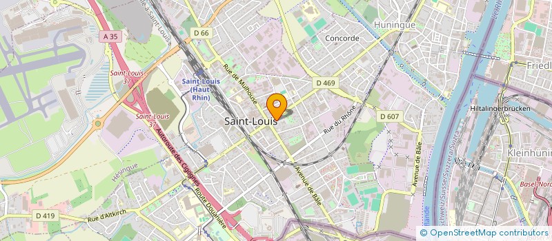 localisation de l'entreprise SCI LA HULOTTE  SAINT-LOUIS