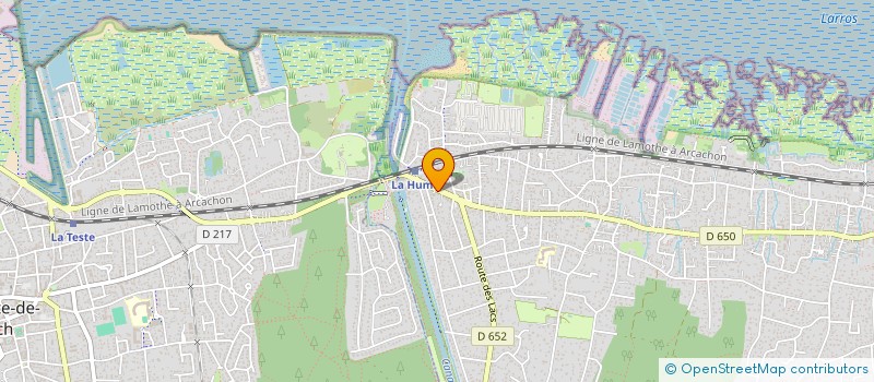 localisation de l'entreprise SCI LA HUME  GUJAN-MESTRAS