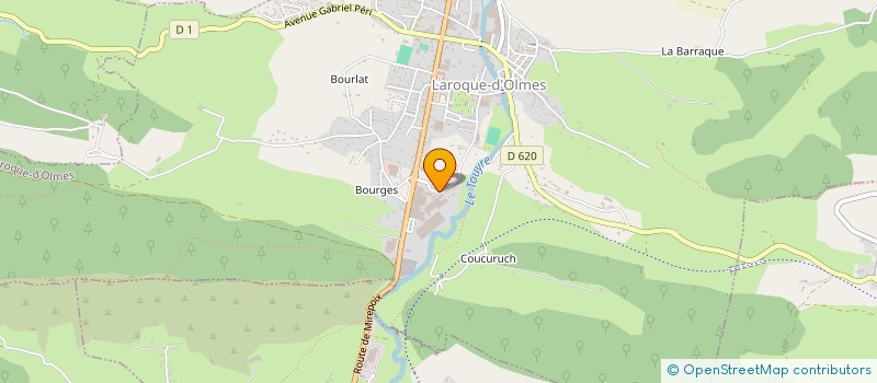 localisation de l'entreprise SCI LA HUTE à LAROQUE-D'OLMES
