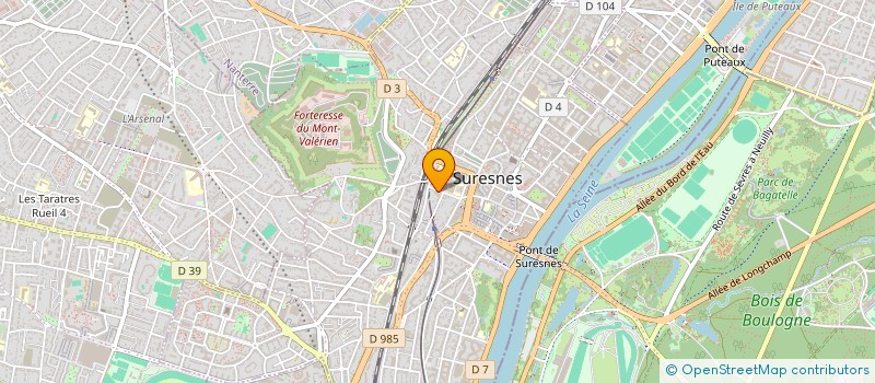 localisation de l'entreprise SCI LA IAUTE à SURESNES