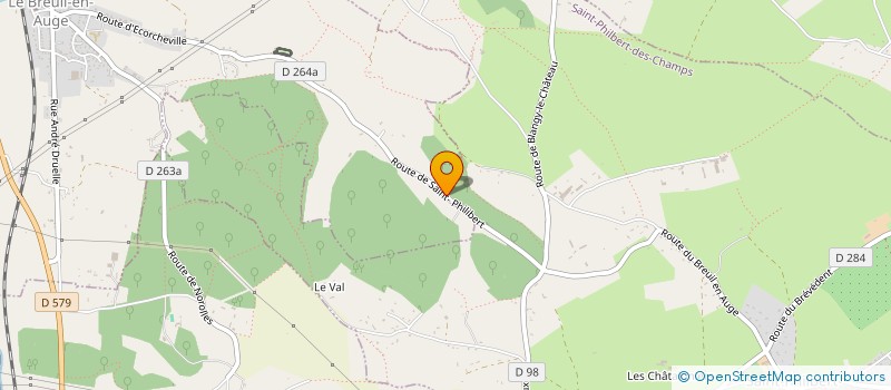 localisation de l'entreprise SCI LA INVESTISSEMENTS  LE BREUIL-EN-AUGE