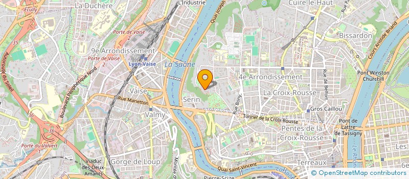 localisation de l'entreprise SCI LA JACOLIERE  LYON