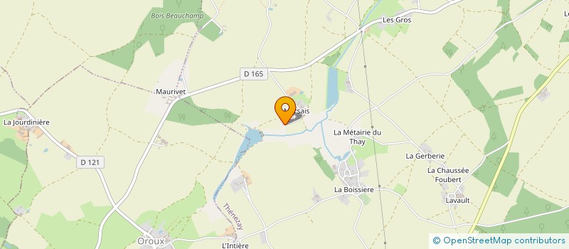 localisation de l'entreprise SCI LA JACOPRIE  THENEZAY