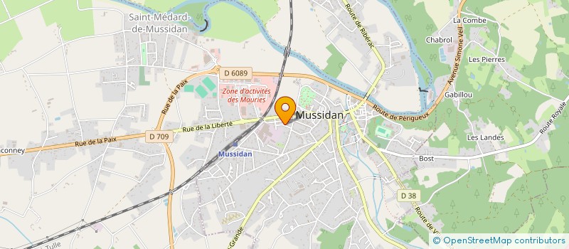 localisation de l'entreprise SCI LA JACOTTE  BEAURONNE