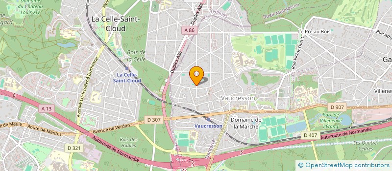 localisation de l'entreprise SCI LA JACOTTE à VAUCRESSON