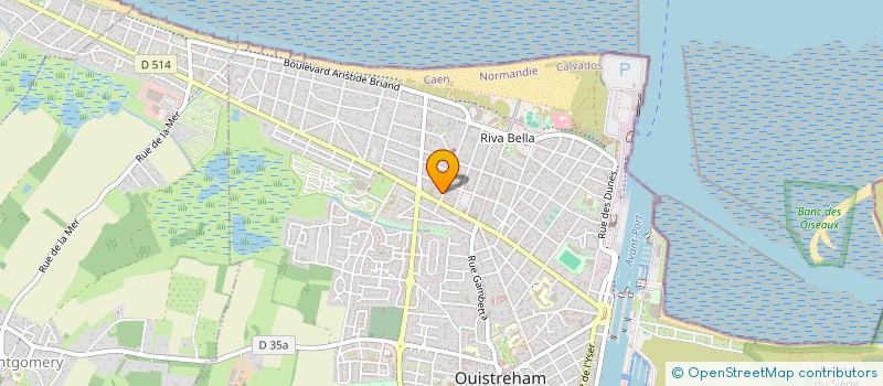 localisation de l'entreprise SCI LA JACOTTERIE  OUISTREHAM