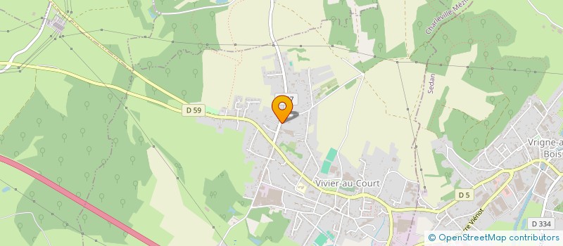 localisation de l'entreprise SCI LA JACQUEMOTTE  VIVIER-AU-COURT