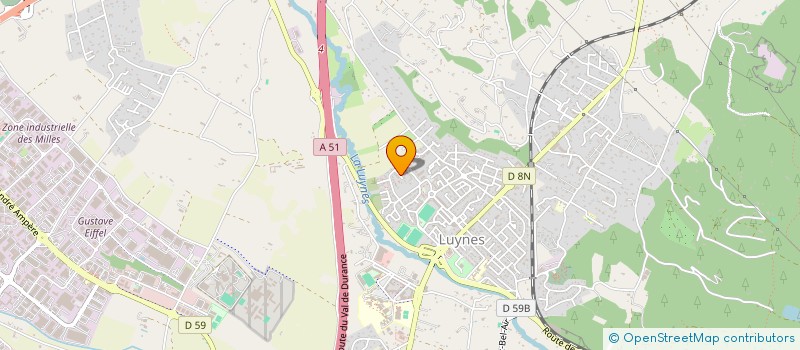 localisation de l'entreprise SCI LA JACQUERIE à AIX EN PROVENCE