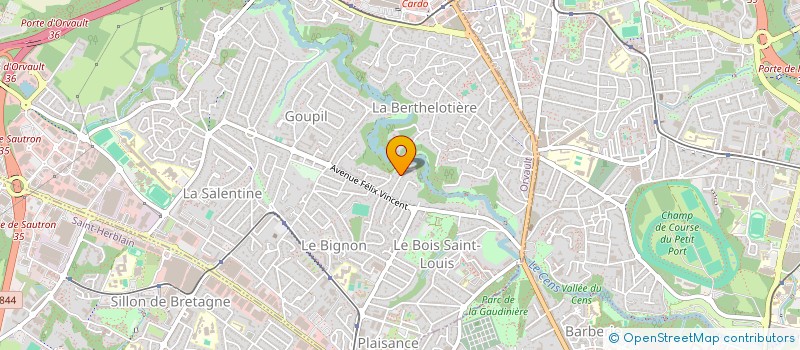 localisation de l'entreprise SCI LA JAGANDA à ORVAULT